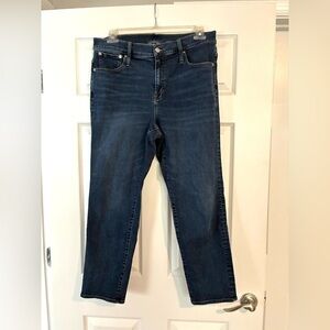 J.Crew Size 31 Dark Wash Straight-Leg Jeans